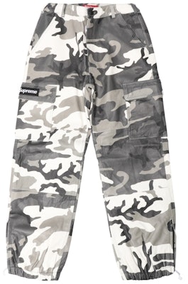 Supreme Leather Cargo Pant Snow Camo Buy Supreme Leather Cargo Pant Snow Camo