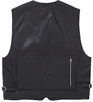 Supreme 皮革工裝背心 黑色 Order Supreme 皮革工裝背心 黑色