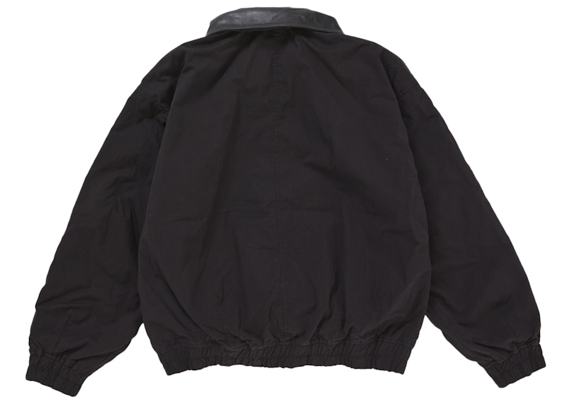 Supreme Leather Collar Utility Jacket (SS25) Black 圖 3