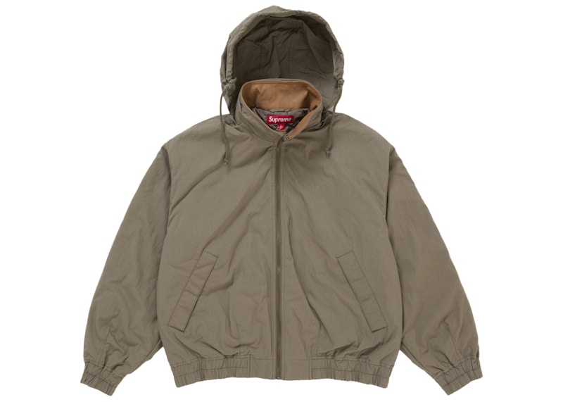 Supreme Leather Collar Utility Jacket (SS25) Olive 圖 2