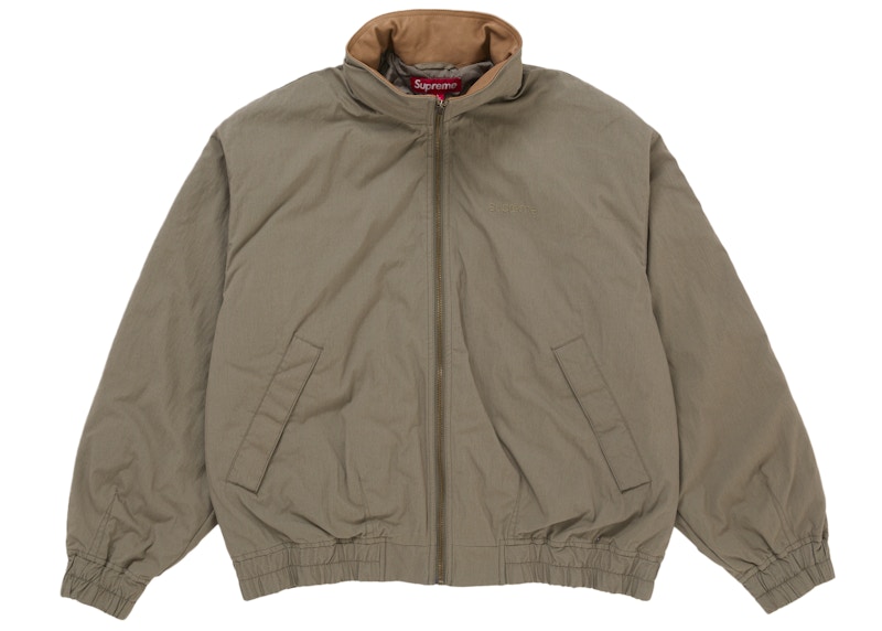 Supreme Leather Collar Utility Jacket (SS25) Olive 圖 3