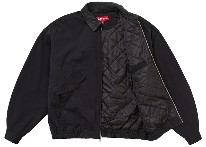 Order Supreme 皮革領多功能夾克 FW24 黑色