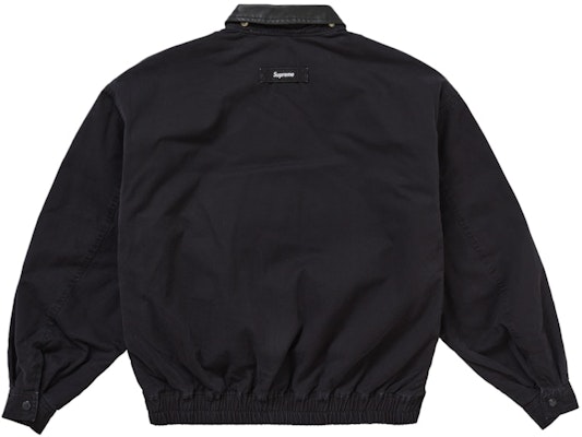 Supreme 皮革領多功能夾克 FW24 黑色 Lookbook Supreme 皮革領多功能夾克 FW24 黑色