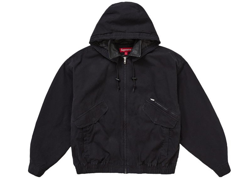 Shop Supreme 皮革領多功能夾克 FW24 黑色