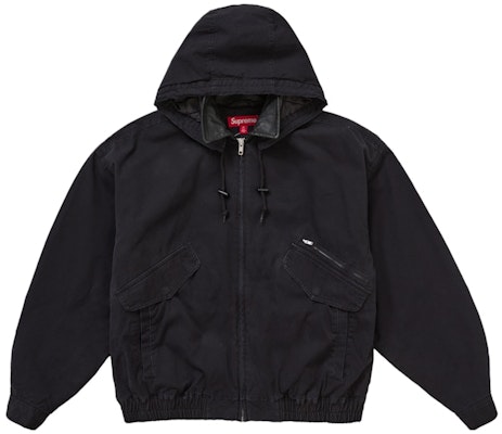 Supreme 皮革領多功能夾克 FW24 黑色 Shop Supreme 皮革領多功能夾克 FW24 黑色