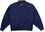 Order Supreme Jaket Utility Kulit Kerah FW24 Navy.