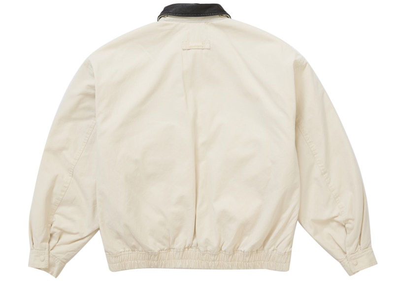 Supreme Leather Collar Utility Jacket FW24 Stone 圖 3