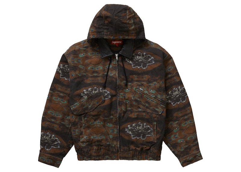 Supreme Leather Collar Utility Jacket Peacock 圖 2