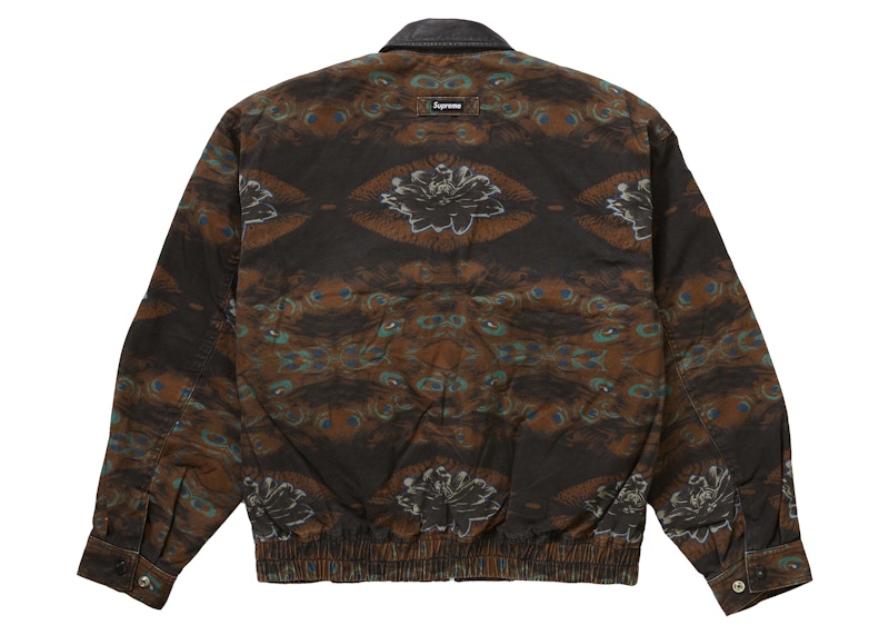 Supreme Leather Collar Utility Jacket Peacock 圖 3