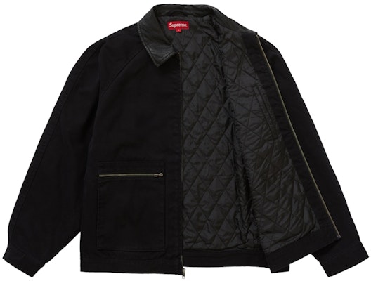 슈프림 가죽 칼라 워크 자켓 (블랙)
Order 슈프림 가죽 칼라 워크 자켓 (블랙)