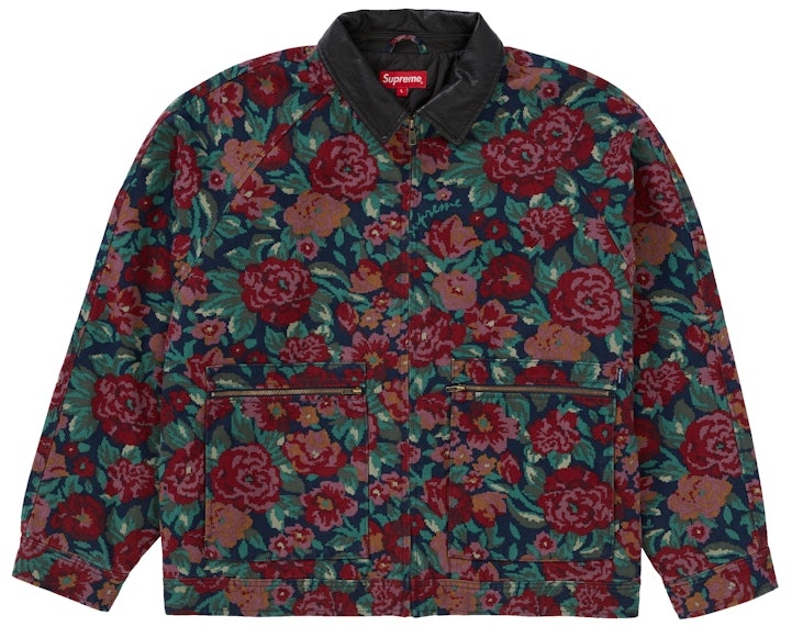 supreme-leather-collar-work-jacket-digi-floral