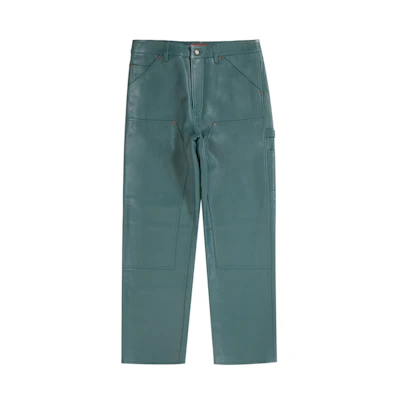 Supreme Leather Double Knee Painter Pant Dusty Teal