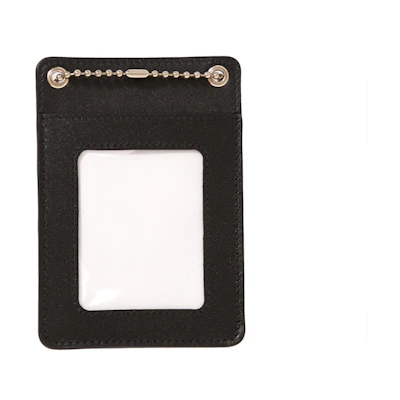 Supreme Leather ID Holder + Wallet Black