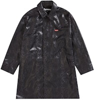Supreme Leather Snake Trench Coat Black Supreme Leather Snake Trench Coat Black