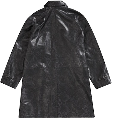 シュプリーム レザー蛇革トレンチコート (黒)
Lookbook シュプリーム レザー蛇革トレンチコート (黒)