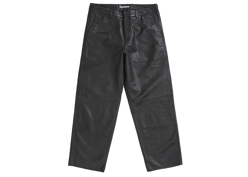 Supreme Leather Trouser Black