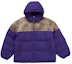 Buy Jaket Puffer Yoke Kulit Supreme Ungu