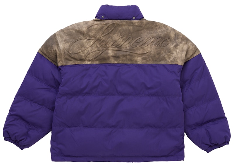 Purchase Chaqueta Acolchada Supreme de Cuero Yoke Morada
