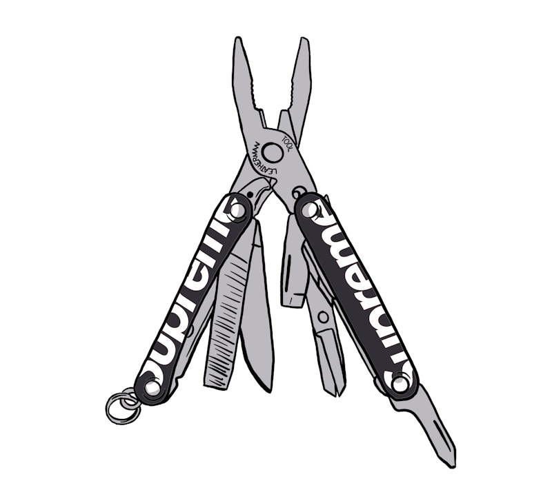 Supreme Leatherman Squirt PS4 Multitool Black