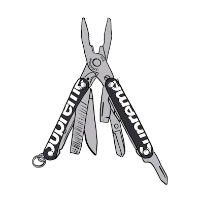 Supreme Leatherman Squirt PS4 Multitool Black