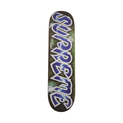 Supreme Lee Quinones Lee Logo Skateboard Deck Blue