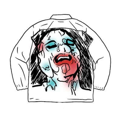 Supreme Leigh Bowery Airbrushed Shirt White