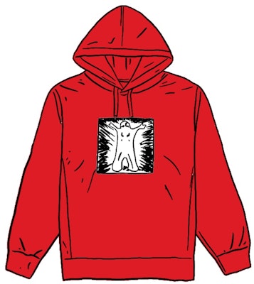 Sweatshirt Hoodie Supreme Leigh Bowery Merah Terbakar Buy Sweatshirt Hoodie Supreme Leigh Bowery Merah Terbakar