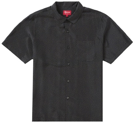 Supreme Leopard Silk S/S Shirt 'Charcoal' Buy Supreme Leopard Silk S/S Shirt 'Charcoal'