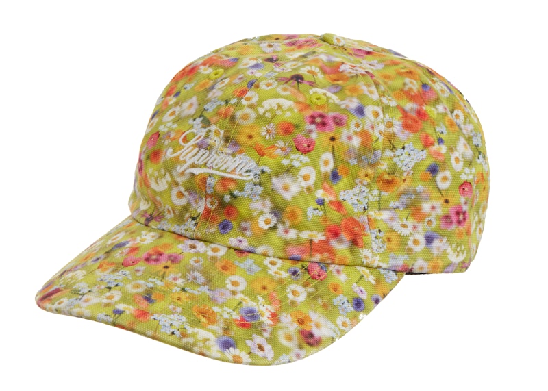 Buy Supreme Liberty Floral 6-Panel Lime Topi
