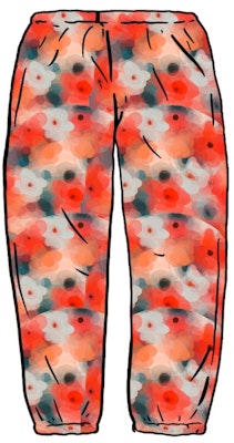 至高自由花卉腰帶長褲 紅色 Buy 至高自由花卉腰帶長褲 紅色