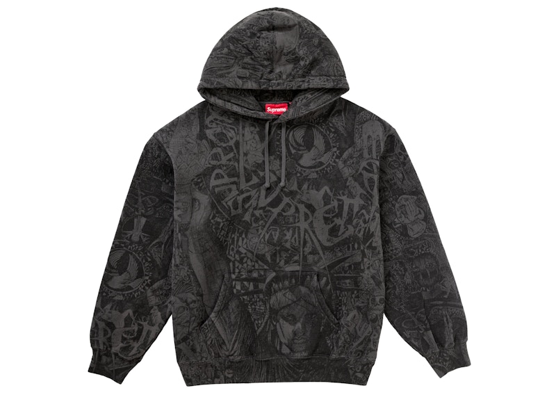 Supreme Liberty Hooded Sweatshirt Black