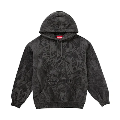 Supreme Liberty Hooded Sweatshirt Black