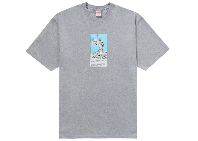 Supreme Liberty Tee Heather Grey