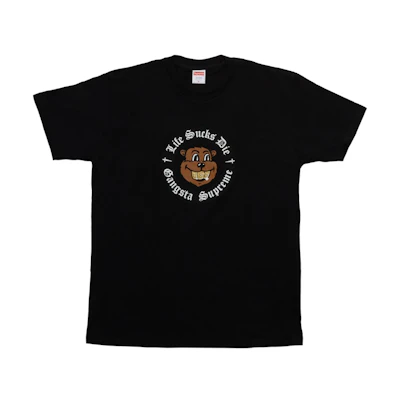 Supreme Life Sucks Die Tee Black