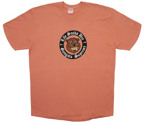 Supreme Life Sucks Die Tee Terra Cotta Buy Supreme Life Sucks Die Tee Terra Cotta