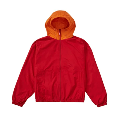 Supreme Lightweight Nylon Hooded Jacket Red