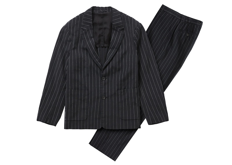 Supreme Lightweight Pinstripe Suit Black Pinstripe