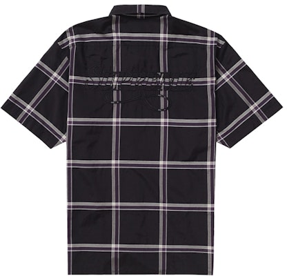 Supreme 黑色轻便格子短袖衬衫 Order Supreme 黑色轻便格子短袖衬衫