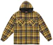 Buy Camisa de Franela con Capucha Amarilla Supreme Lined Zip Up.