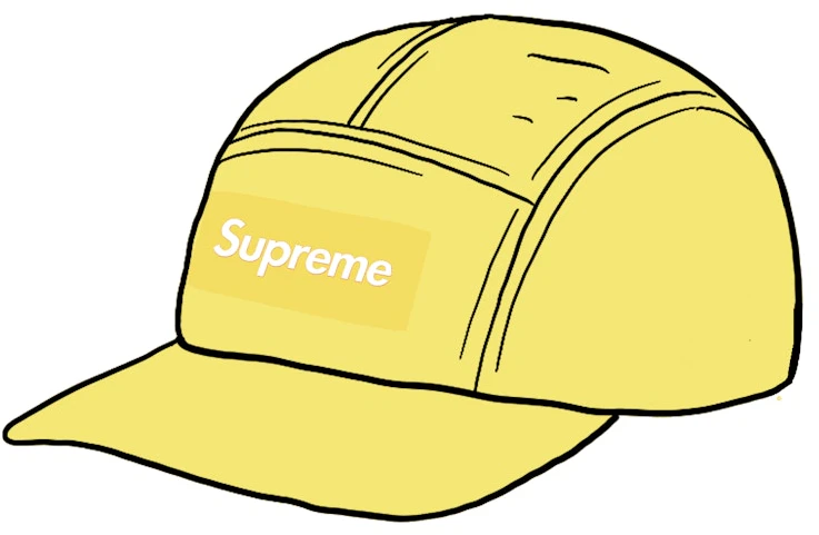 supreme-linen-camp-cap-lime
