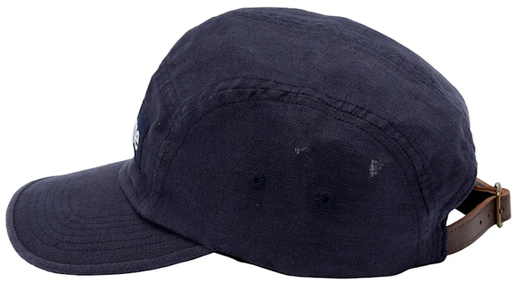Supreme海军蓝亚麻营地帽 Order Supreme海军蓝亚麻营地帽