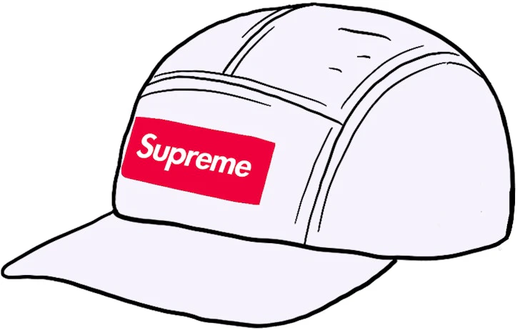 supreme-linen-camp-cap-white