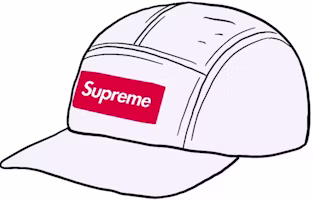 Supreme Linen Camp Cap White Supreme Linen Camp Cap White