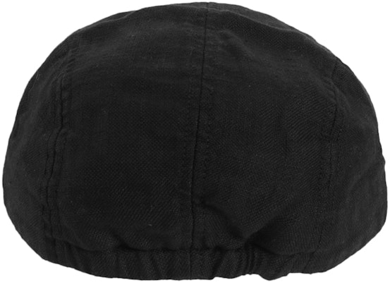 Supreme Linen Fitted Camp Cap (SS22) 'Black' Order Supreme Linen Fitted Camp Cap (SS22) 'Black'
