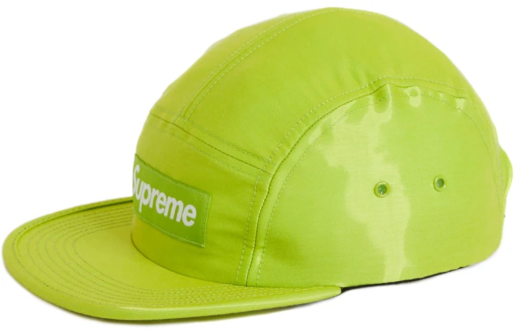 supreme-liquid-silk-camp-cap-lime