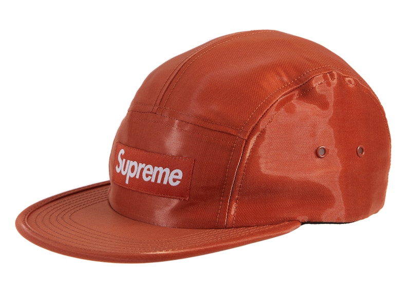 Buy Supreme Gorra Liquid Silk Camp Naranja