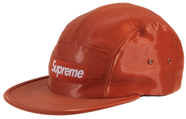 supreme-liquid-silk-camp-cap-orange