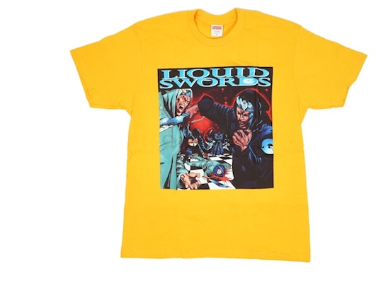 Supreme Liquid Swords Tee Bright Orange Buy Supreme Liquid Swords Tee Bright Orange