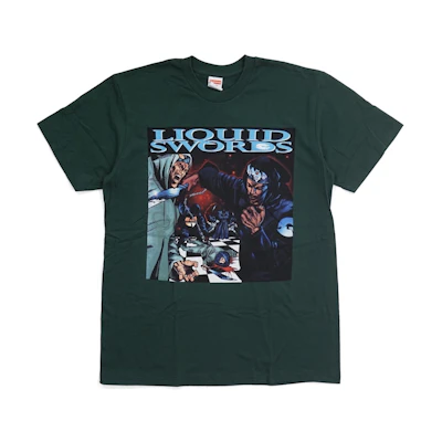 Supreme Liquid Swords Tee Dark Green