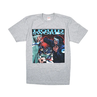 Supreme Liquid Swords Tee Heather Grey